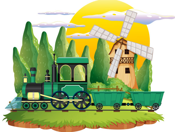 与自然农场场景一起训练图片下载