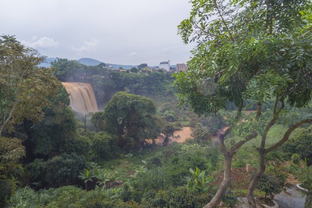 景观图片:大象瀑布。图片下载