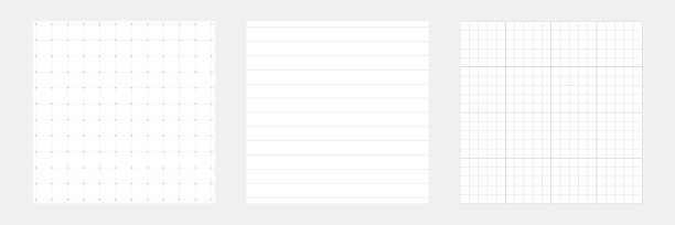 白色网格背景收集笔记本网点图片下载