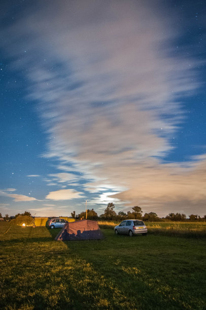 营地的夜景图片下载