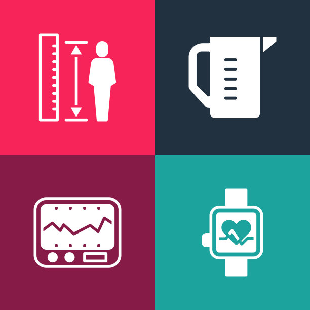 设置波普艺术智能手表测量仪杯图片下载