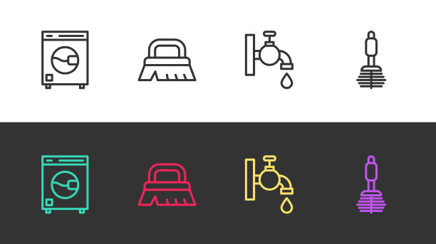 设置线刷用于清洗水龙头和图片下载