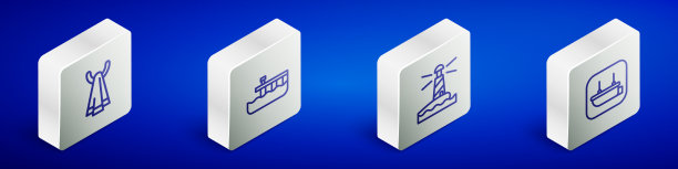 把等距线毛巾放在晾衣架海滩码头上图片下载