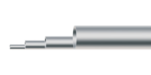 白底抽象风格的铁管图片下载