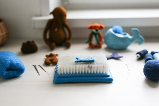 干毛毡木材，工艺和创造力图片下载