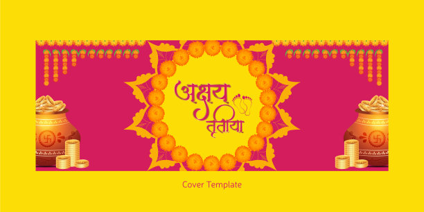 快乐akshaya tritiya封面页面设计图片下载