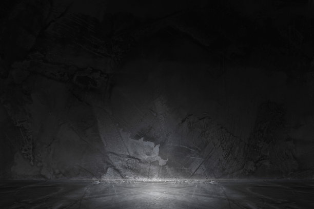 黑色、深灰色的抽象水泥墙和工作室图片下载