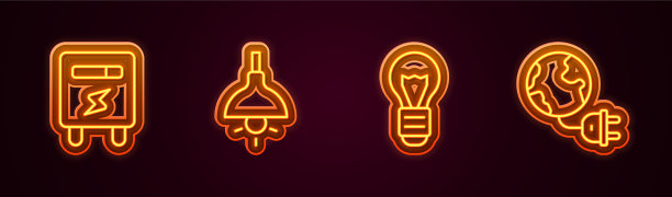 集线电表灯悬挂创意图片下载