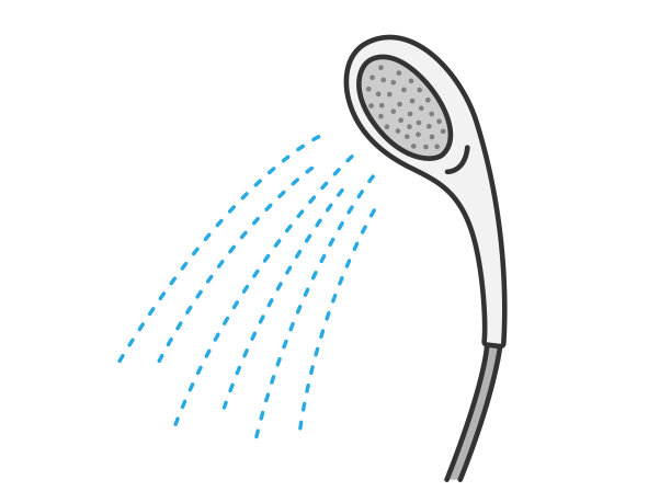 喷水喷头的插图。图片下载