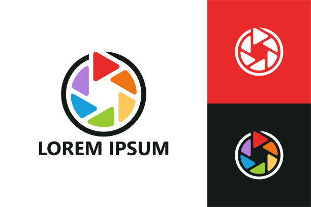 播放摄像机logo模板矢量设计图片下载