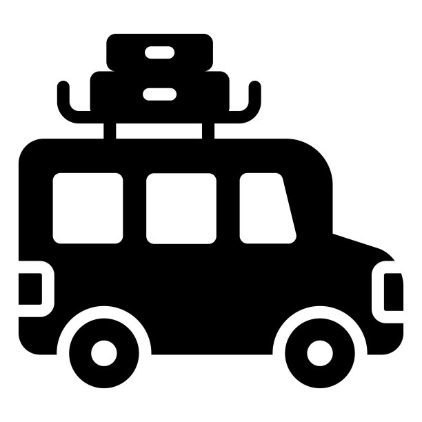 用于Web和移动端的露营车矢量图标图片下载
