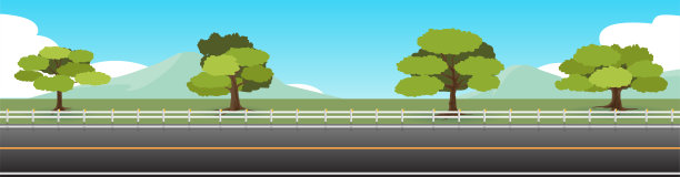 沥青道路景观视图。图片下载