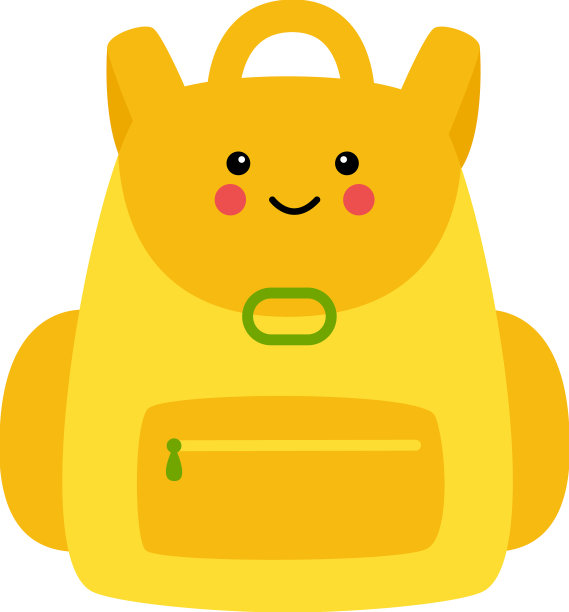 可爱的白色背包图片下载