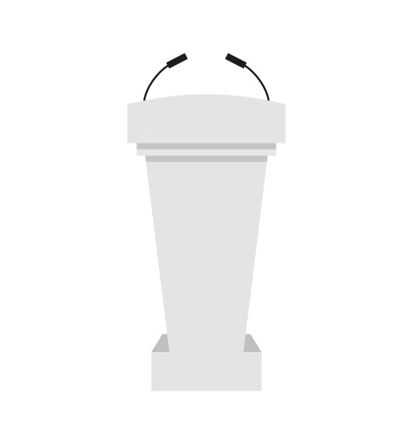 论坛讲坛讲台讲台讲台演讲站。矢量图图片下载