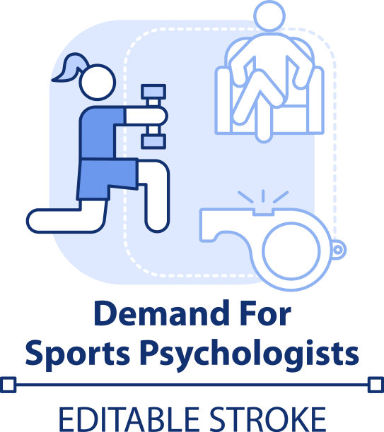 需求运动心理学家浅蓝色概念图片下载