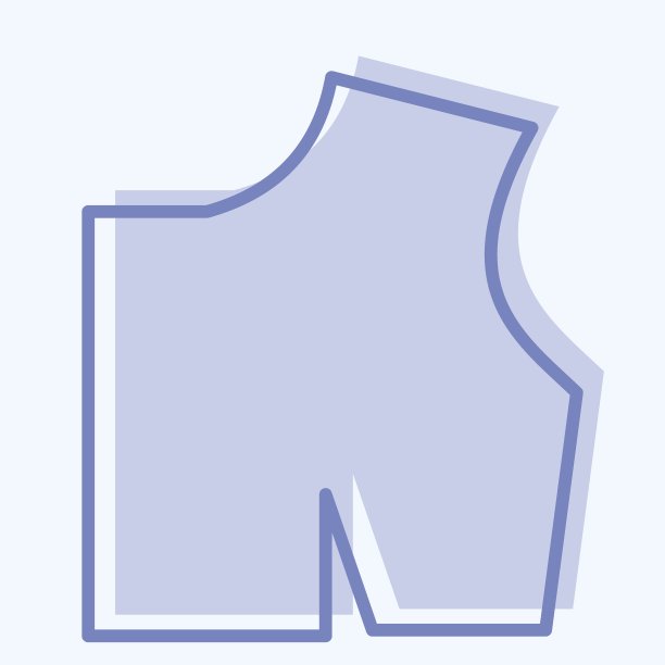 图标缝纫模式。适合教育符号。两个音调的风格。简单的设计可编辑。设计模板向量。简单的说明图片下载