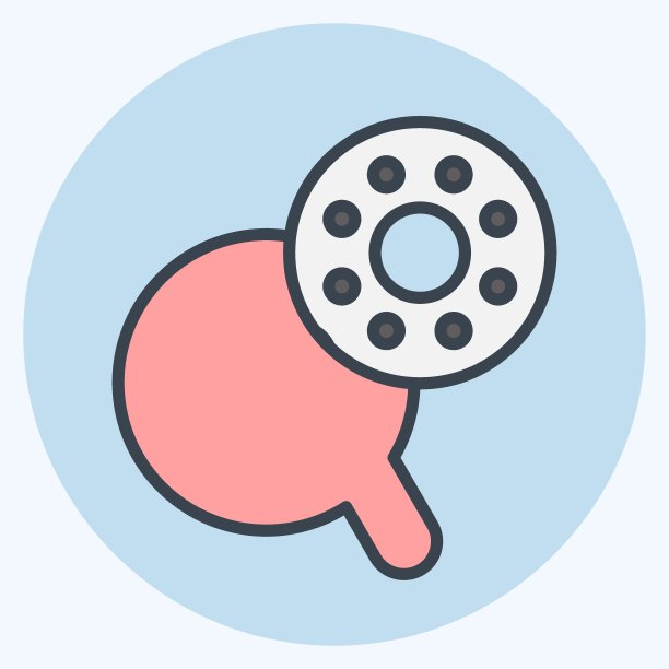 图标梭壳。适合教育符号。颜色风格交配。简单的设计可编辑。设计模板向量。简单的说明图片下载