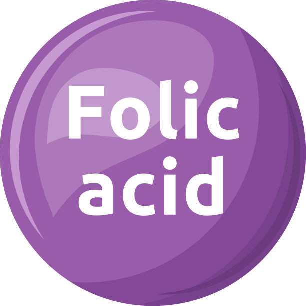 叶酸半平色物体图片下载