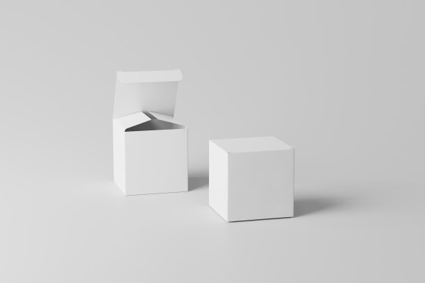 方形产品包装盒模型图片下载