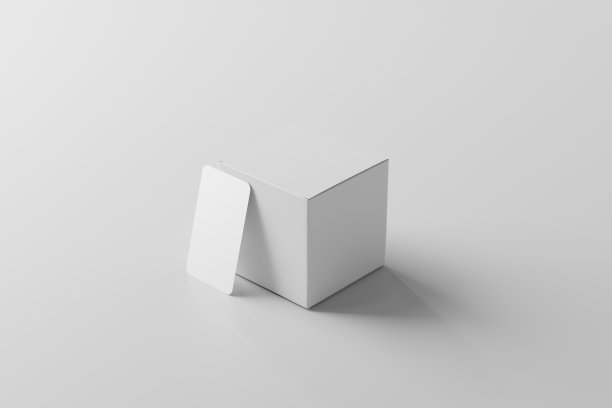 方形产品包装盒模型图片下载