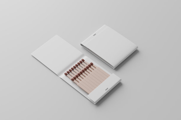 纸质书的火柴模型图片下载