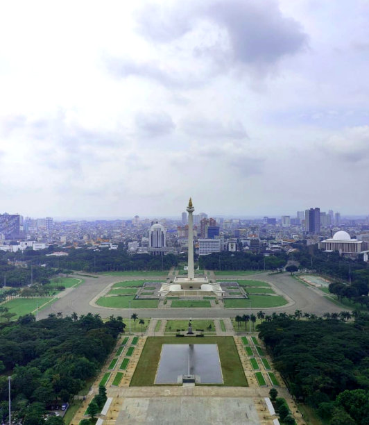 印度尼西亚的国家纪念碑图片下载