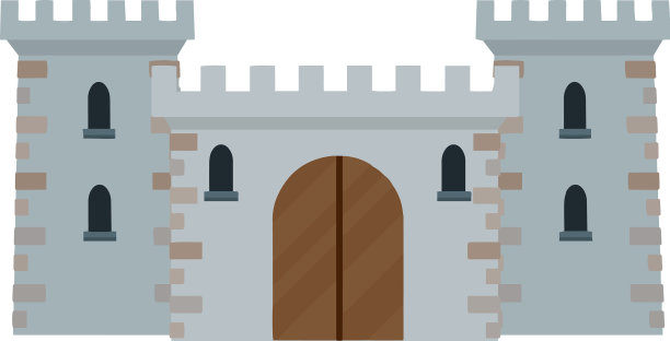 中世纪欧洲石砌城堡图片下载