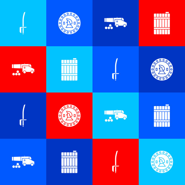 设置海盗剑硬币大炮与炮弹图片下载