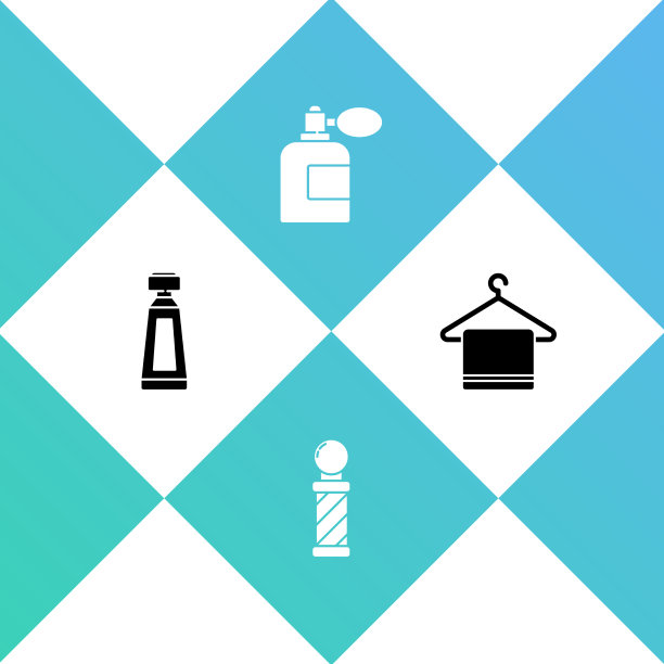 定型霜或乳液美容管经典理发师图片下载