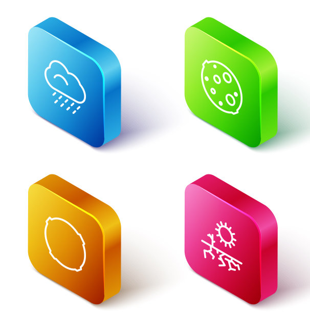 设置等距线云与雨、月和图片下载