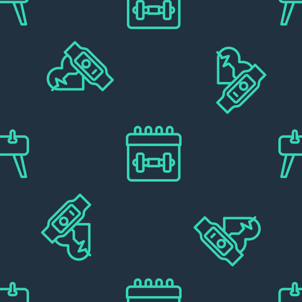 用心设置线条日历健身智能手表图片下载