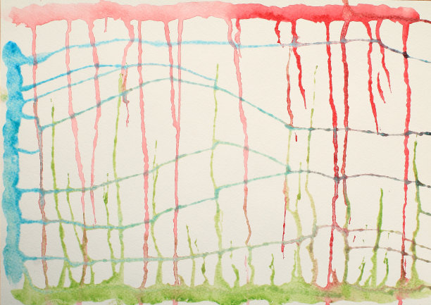 抽象设计水彩画插图背景画图片下载