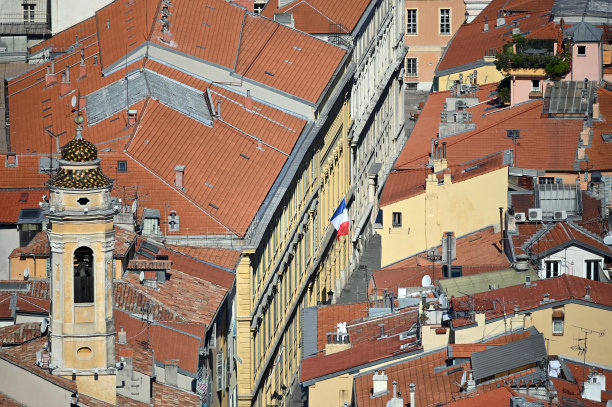 法国尼斯的老城图片下载