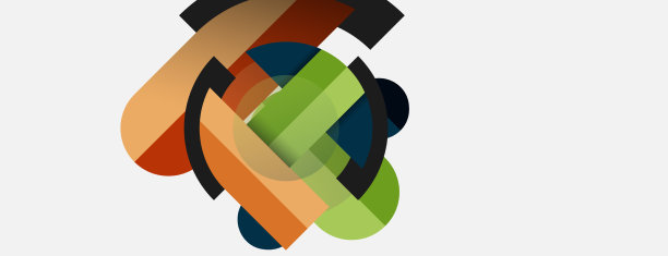 圆形几何形状，线条和圆圈图片下载