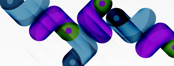 创意几何壁纸圆形箭头形状图片下载