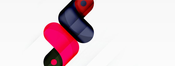 创意几何壁纸圆形箭头形状图片下载