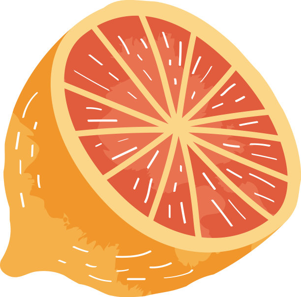 半橙汁水果图片下载