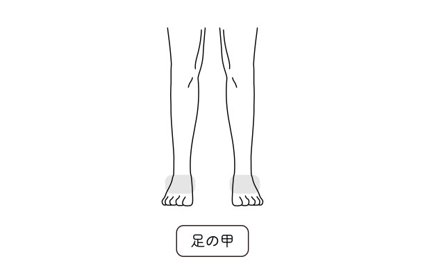 男士脱毛区域，腿后图片下载