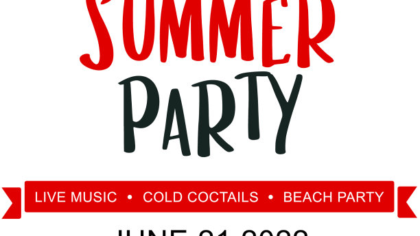 夏季派对海报与夏季热带元素图片下载