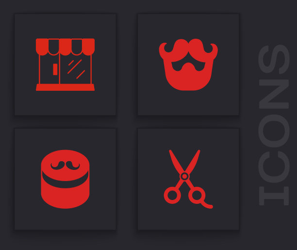 集剪刀美发师美发美发大厦图片下载