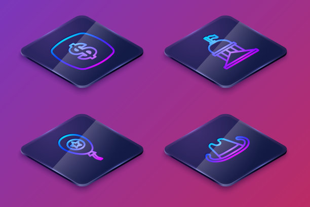 设置等距线美元符号气球白色图片下载