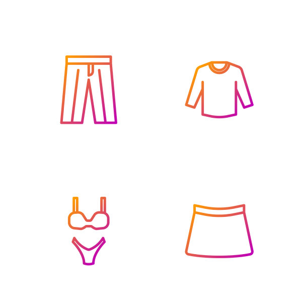 套装线裙泳装裤和毛衣图片下载