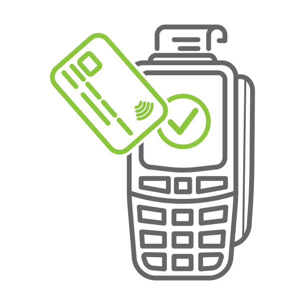 非接触式支付方式由银行信贷或图片下载