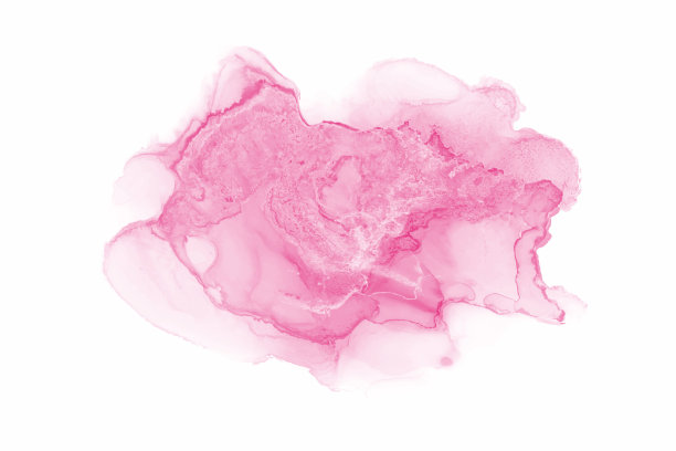 粉色水彩刷油漆矢量风格化条纹卡图片下载