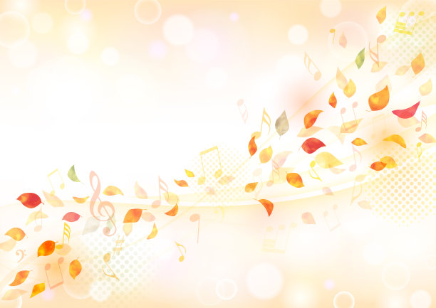 手绘、水彩、树叶变色画框设计图片下载