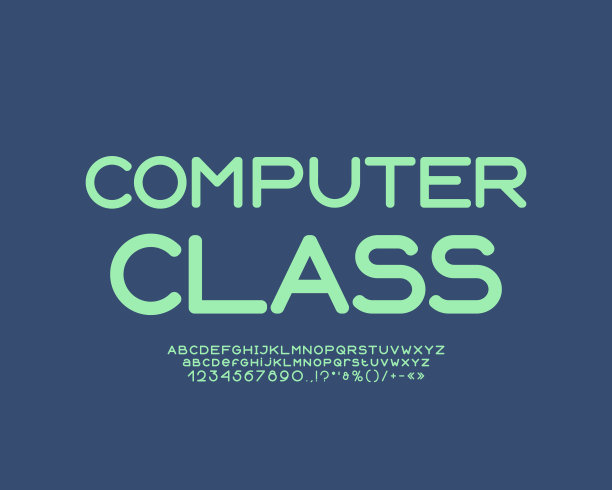 灰色的教室横幅上写着霓虹灯色的字母图片下载