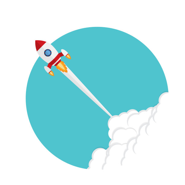 火箭插图及创业复制空间。-火箭图形还代表了勇气、进取、自信、信念、无畏、大胆、图片下载