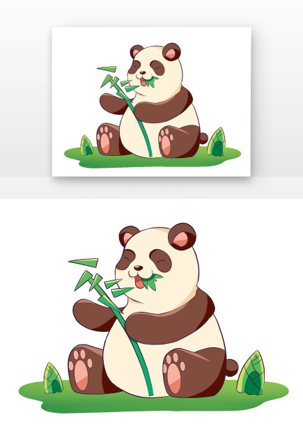 可爱的熊猫图片下载