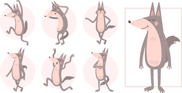 狼动画设置图片下载