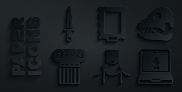 设置图片和绳障恐龙头骨图片下载